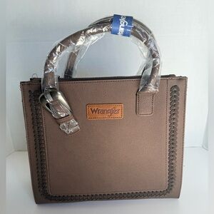 Wrangler Tote Bag for Women Western Cowhide Purse and Wallet Set
